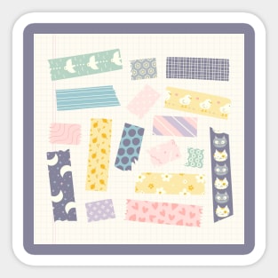 Pastel Washi Tape Sticker